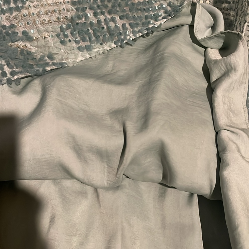 Buru
Party Textured Metallic Pull-On Pocketed A-Line Midi Skirt - Picture 5 of 6